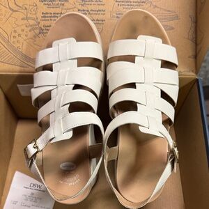 Dr.Scholl’s Comfort Plus by Predictions Cream Sandals